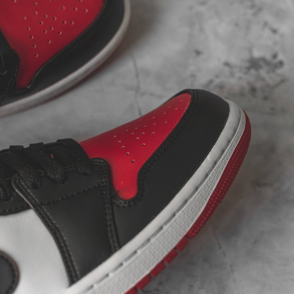 Jordan 1 Low Bred Toe