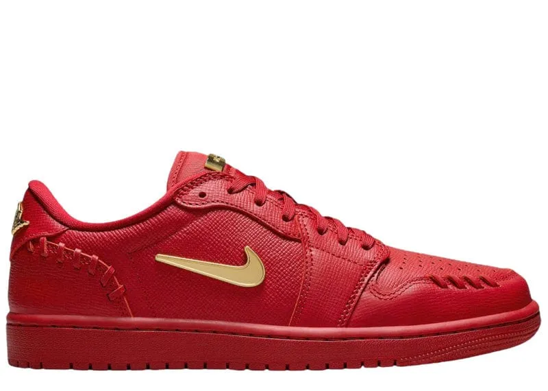 Jordan 1 Low Method of Make Gym Red Metallic Gold (Women's)