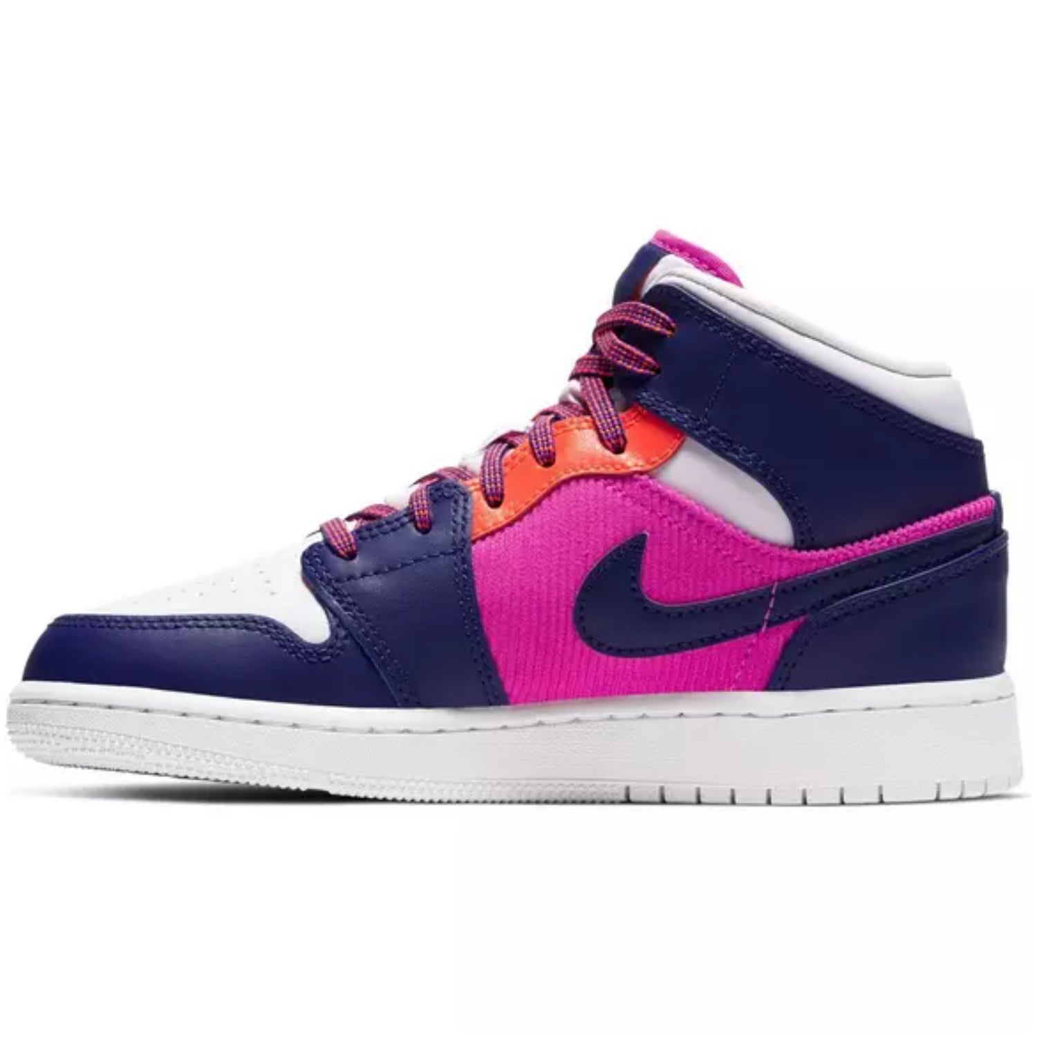 Jordan 1 Mid 'Fire Pink Barely Grape'