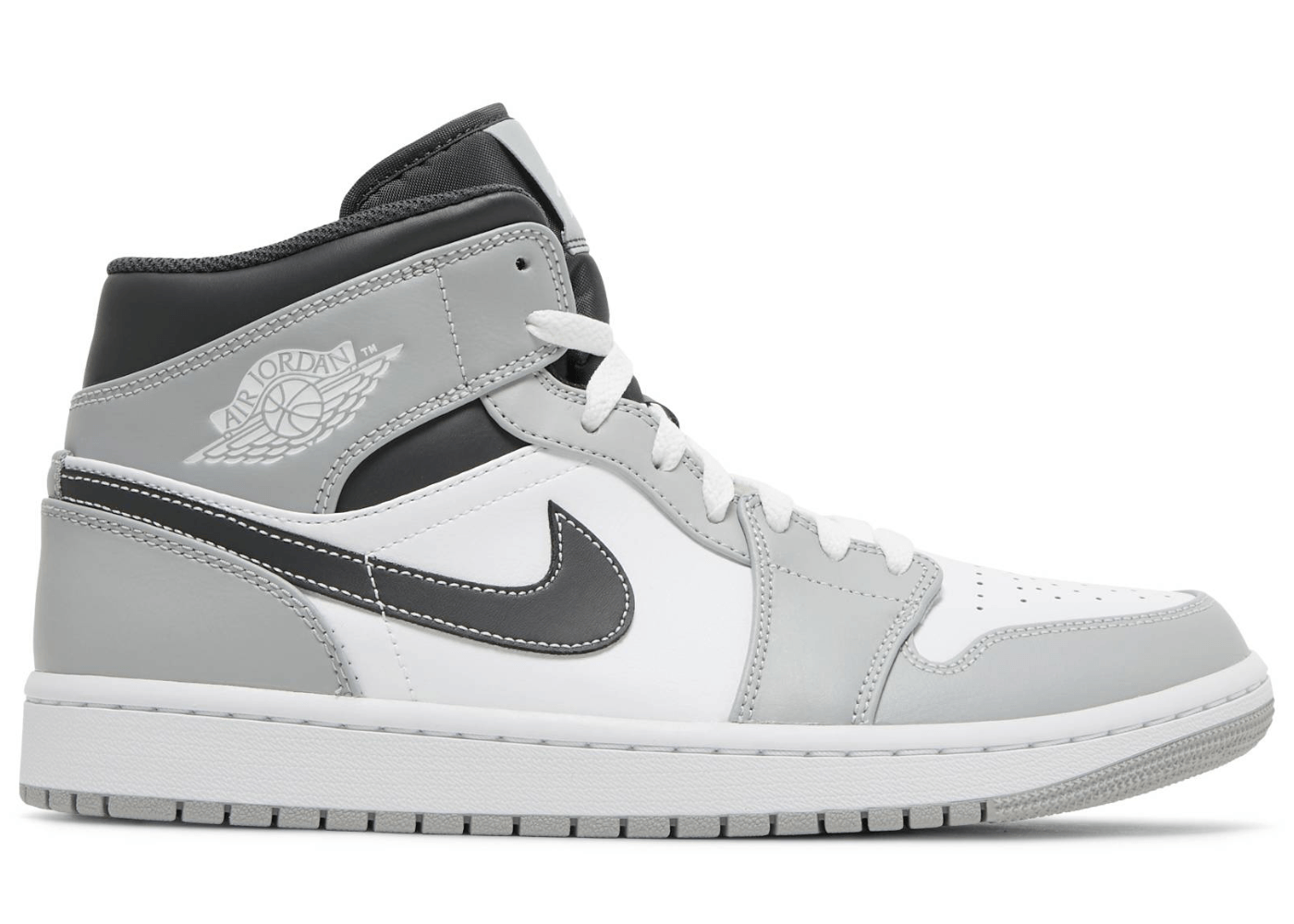 Jordan 1 Mid Light Smoke Grey