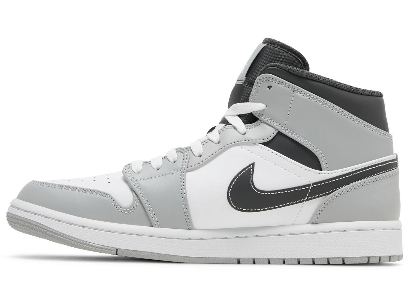 Jordan 1 Mid Light Smoke Grey