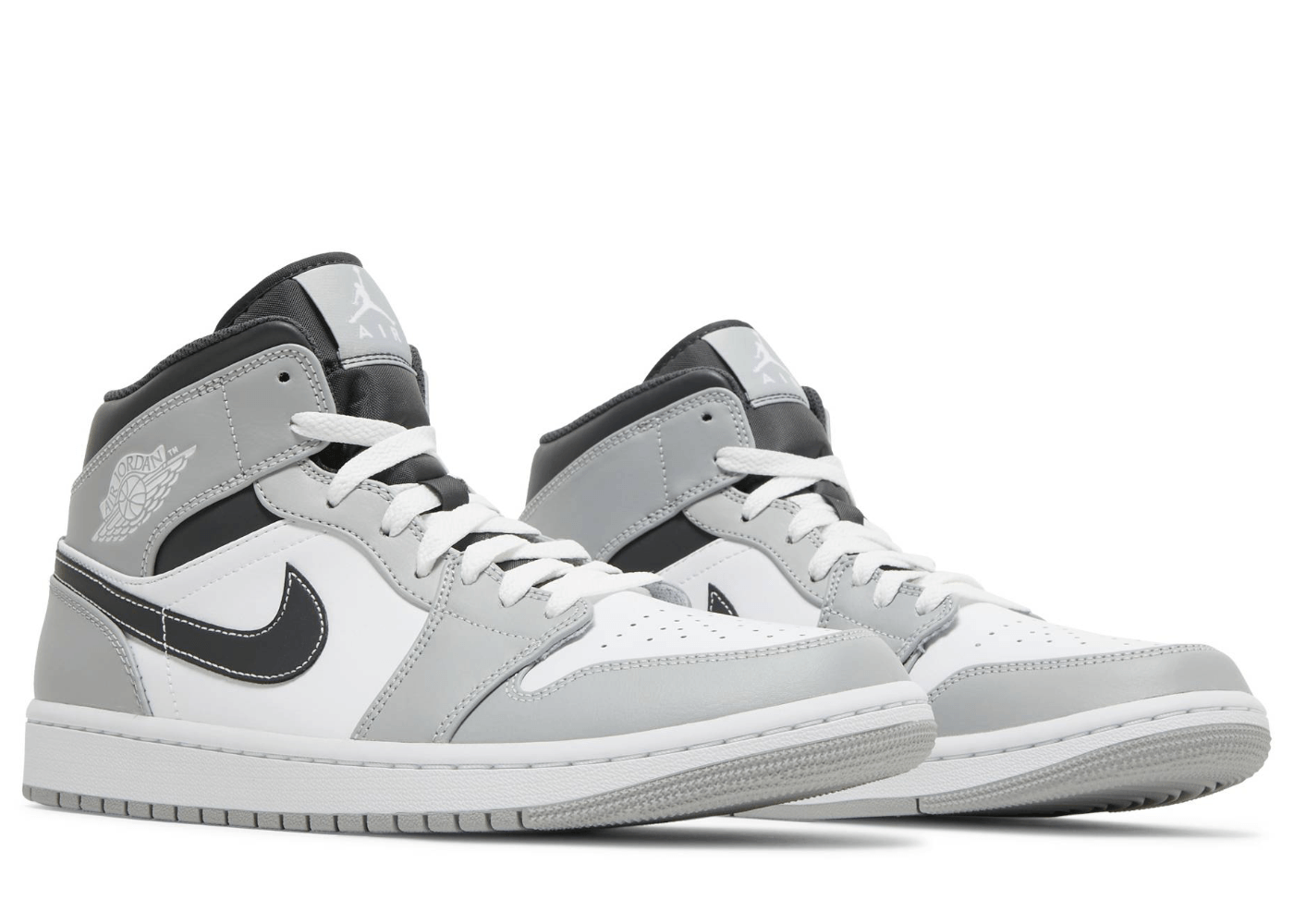 Jordan 1 Mid Light Smoke Grey