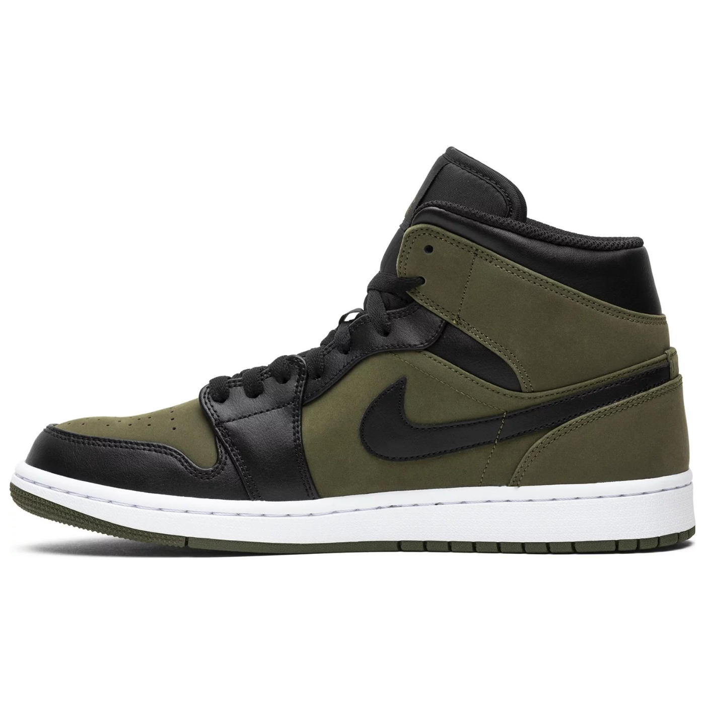 Jordan 1 Mid Olive Canvas