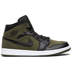 Jordan 1 Mid Olive Canvas