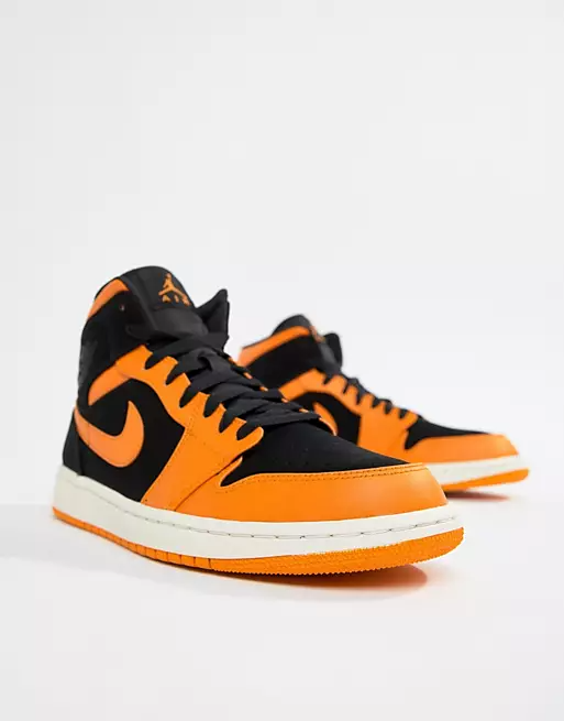 Jordan 1 Mid Orange Peel