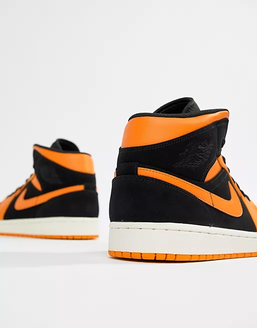 Jordan 1 Mid Orange Peel