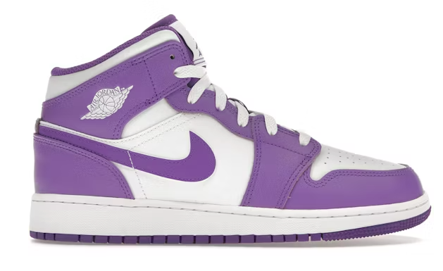 Jordan 1 Mid Purple Venom (GS)