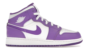 Jordan 1 Mid Purple Venom (GS)