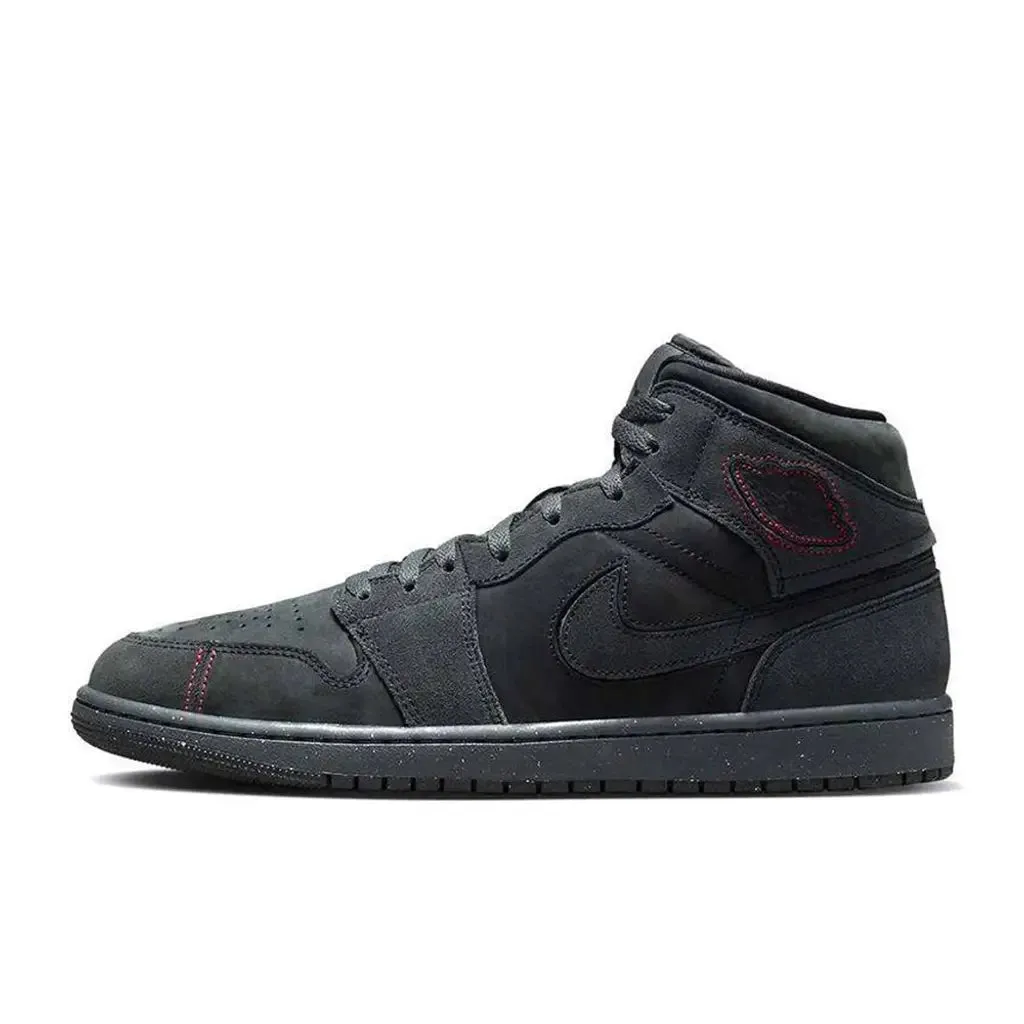 JORDAN 1 MID SE CRAFT DARK SMOKE RED