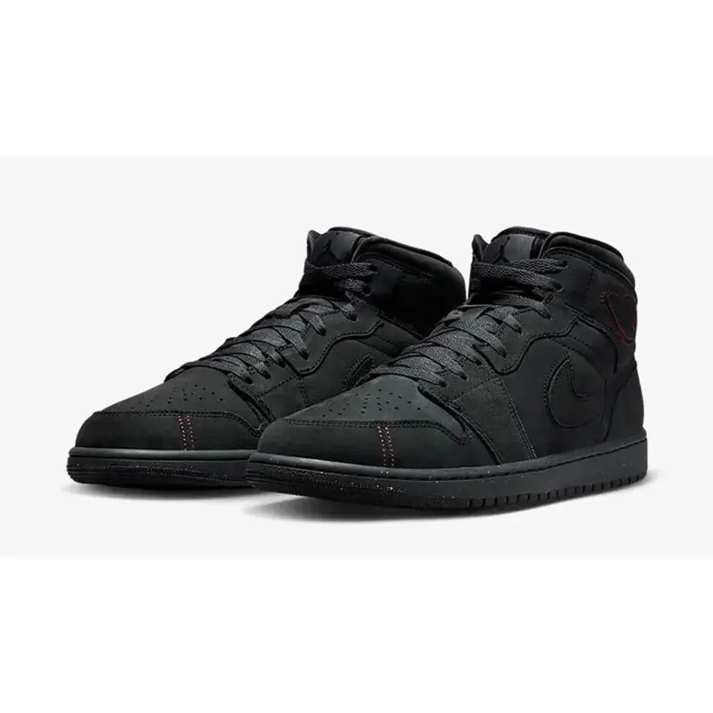 JORDAN 1 MID SE CRAFT DARK SMOKE RED