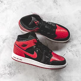 Jordan 1 Mid SS Bred (GS)