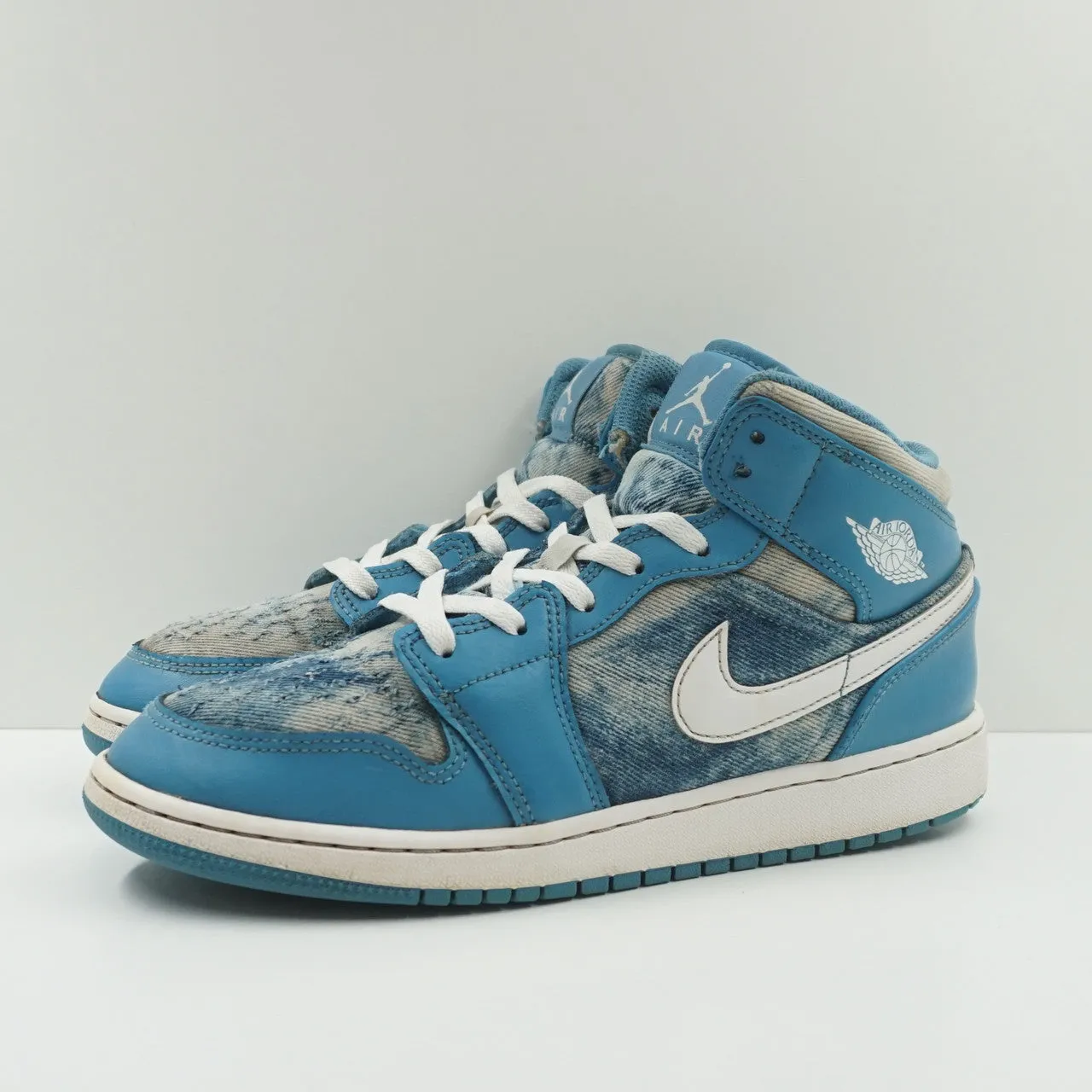 Jordan 1 Mid Washed Denim (GS)