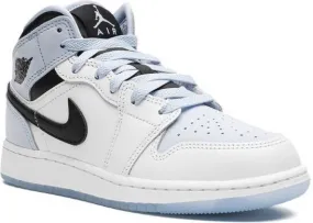 Jordan Kids Air Jordan 1 Mid SE Ice Blue sneakers White