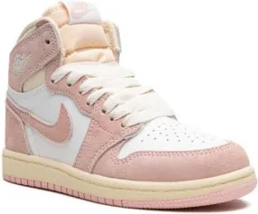 Jordan Kids Air Jordan 1 Retro High Washed Pink sneakers White