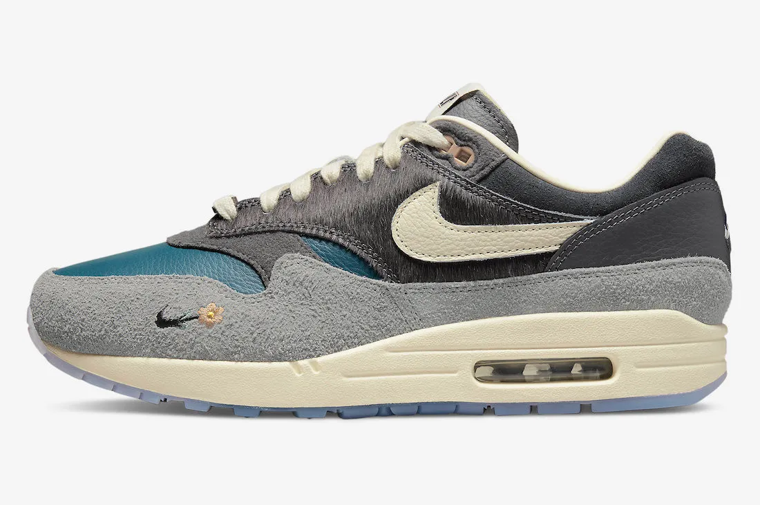 Kasina x Nike Air Max 1 SP Won-Ang Particle Grey Dark Teal Green DQ8475-001