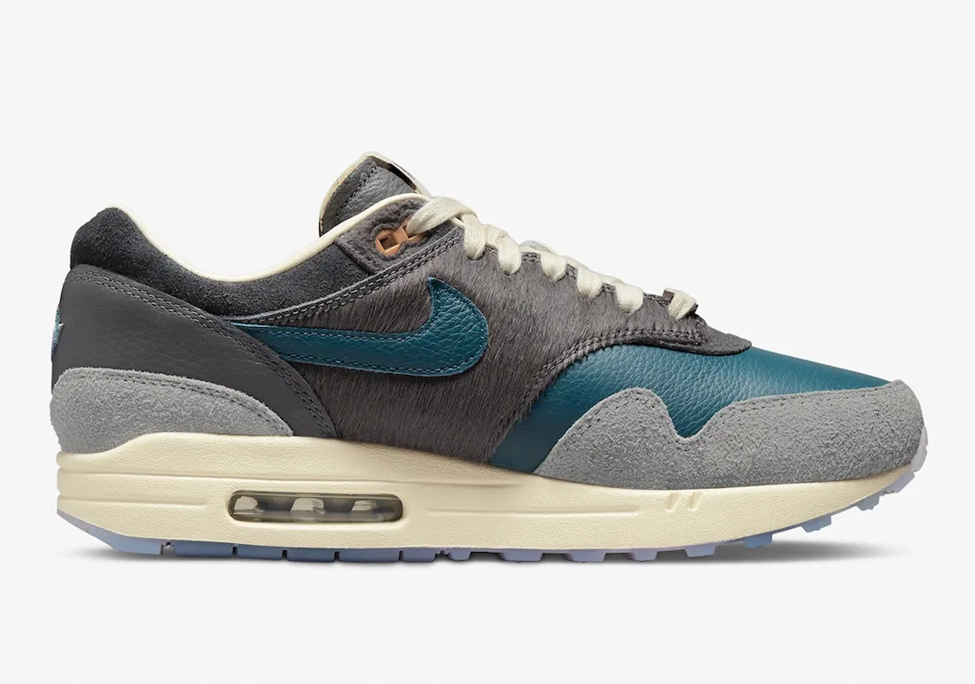 Kasina x Nike Air Max 1 SP Won-Ang Particle Grey Dark Teal Green DQ8475-001