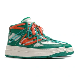 Lace-up High Top Sneakers Green 