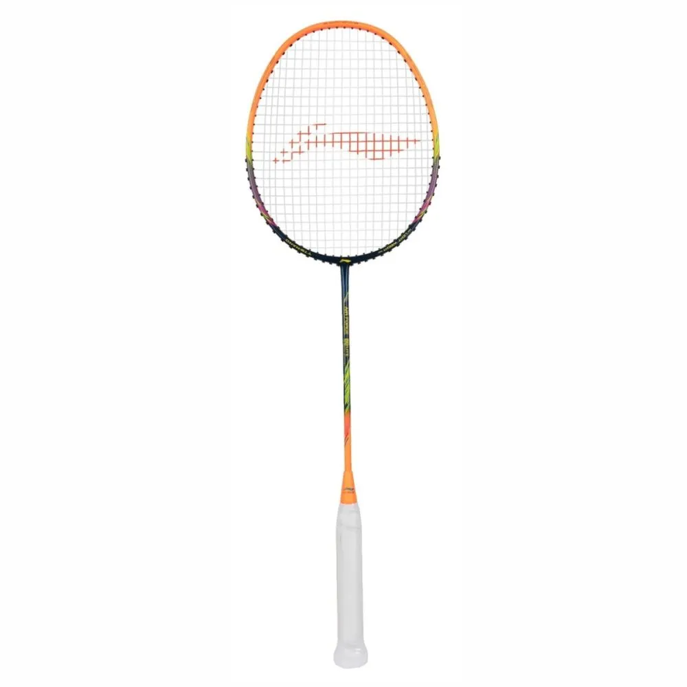 LI-NING Air-Force 80 Lite Unstrung Badminton Racquet (Navy/Orange)