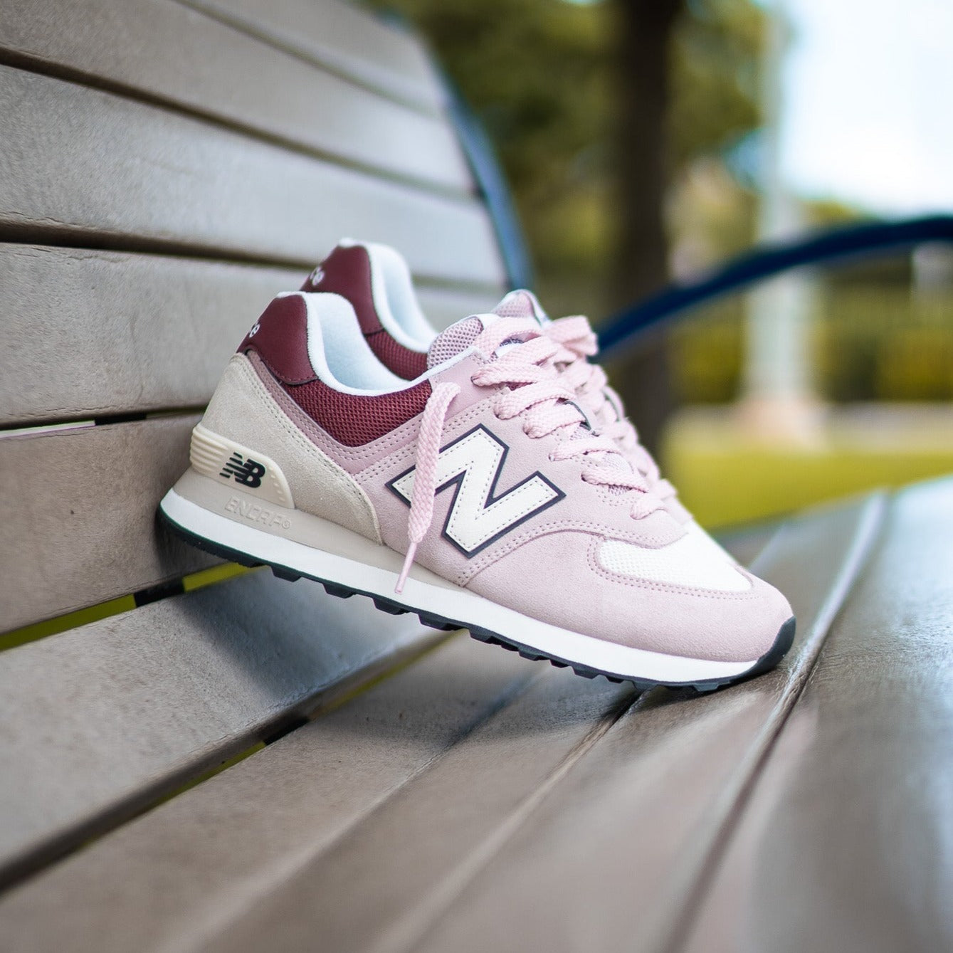 Mens New Balance 574 (Pink/Mauve) - U574OY2