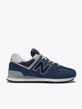 New Balance 574 - Navy / White