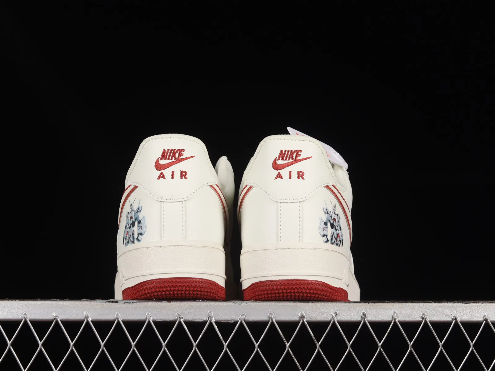 Nike Air Force 1 07 Low Beige Red Black KK1256-658