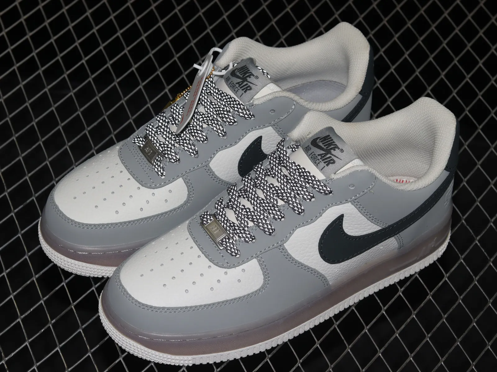 Nike Air Force 1 07 Low Grey Dark Green Sail White CW1888-608