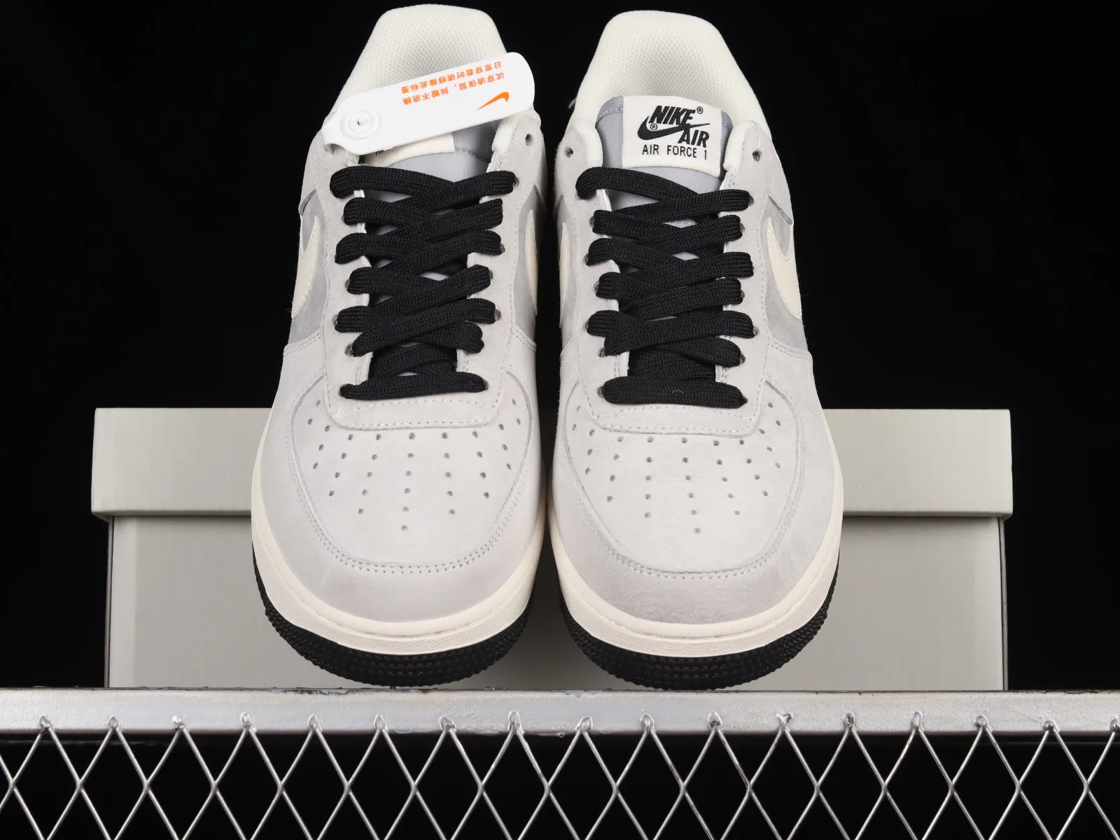 Nike Air Force 1 07 Low Light Grey Black KT3396-225