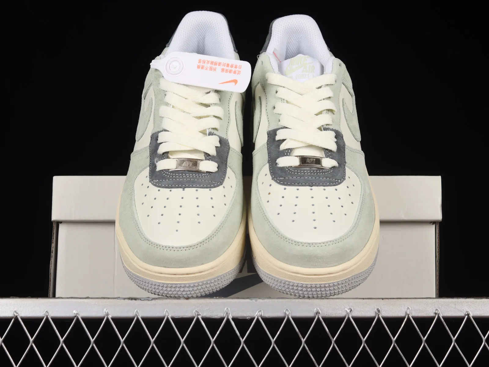 Nike Air Force 1 07 Low Suede Green Beige Grey DE0099-003