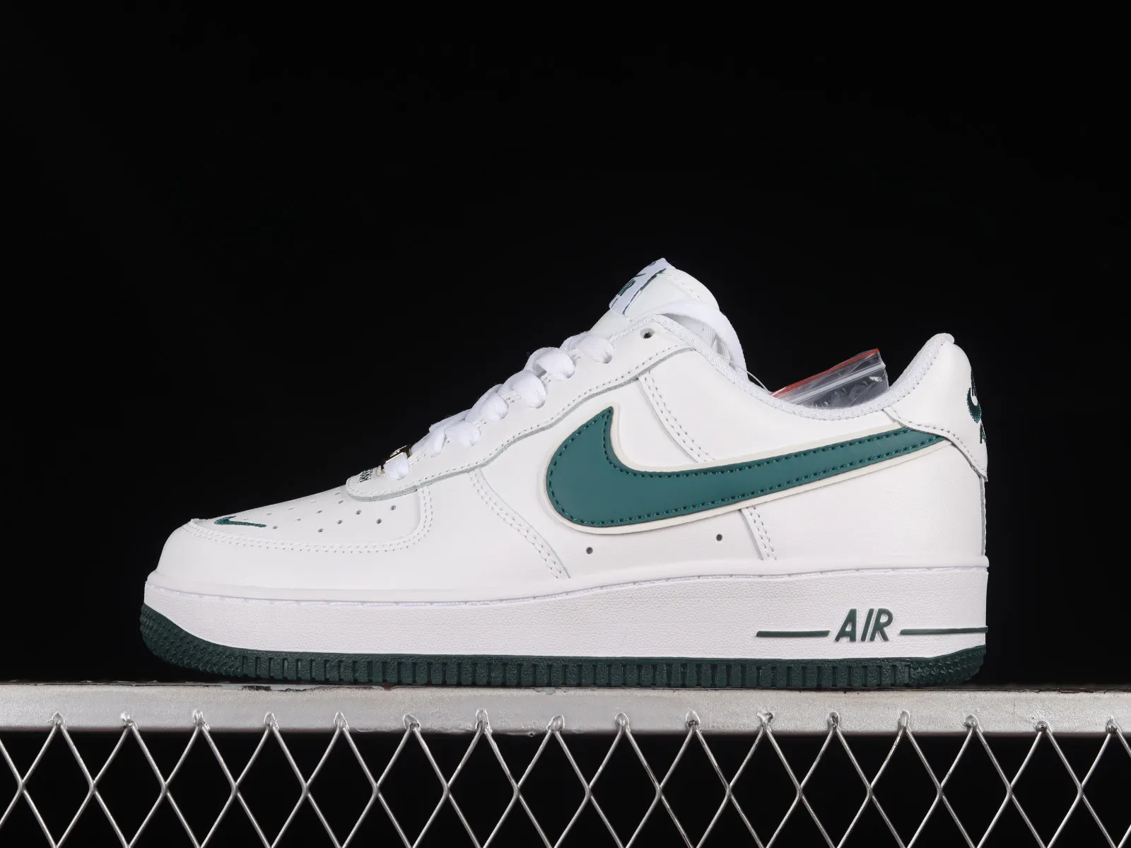 Nike Air Force 1 07 Low Swoosh White Dark Green CV5696-966