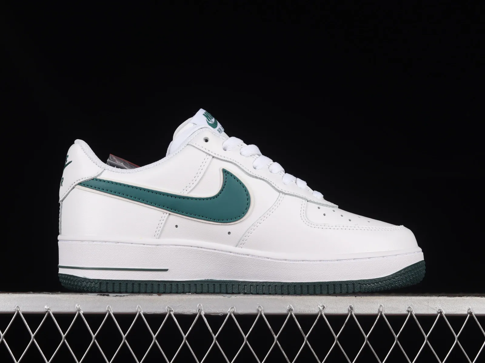 Nike Air Force 1 07 Low Swoosh White Dark Green CV5696-966