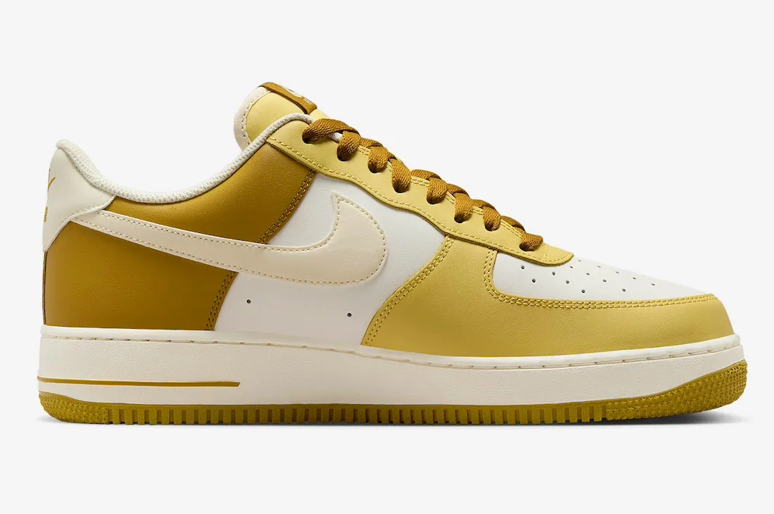 Nike Air Force 1 Low 07 Bronzine Saturn Gold Coconut Milk Sail FZ4034-716