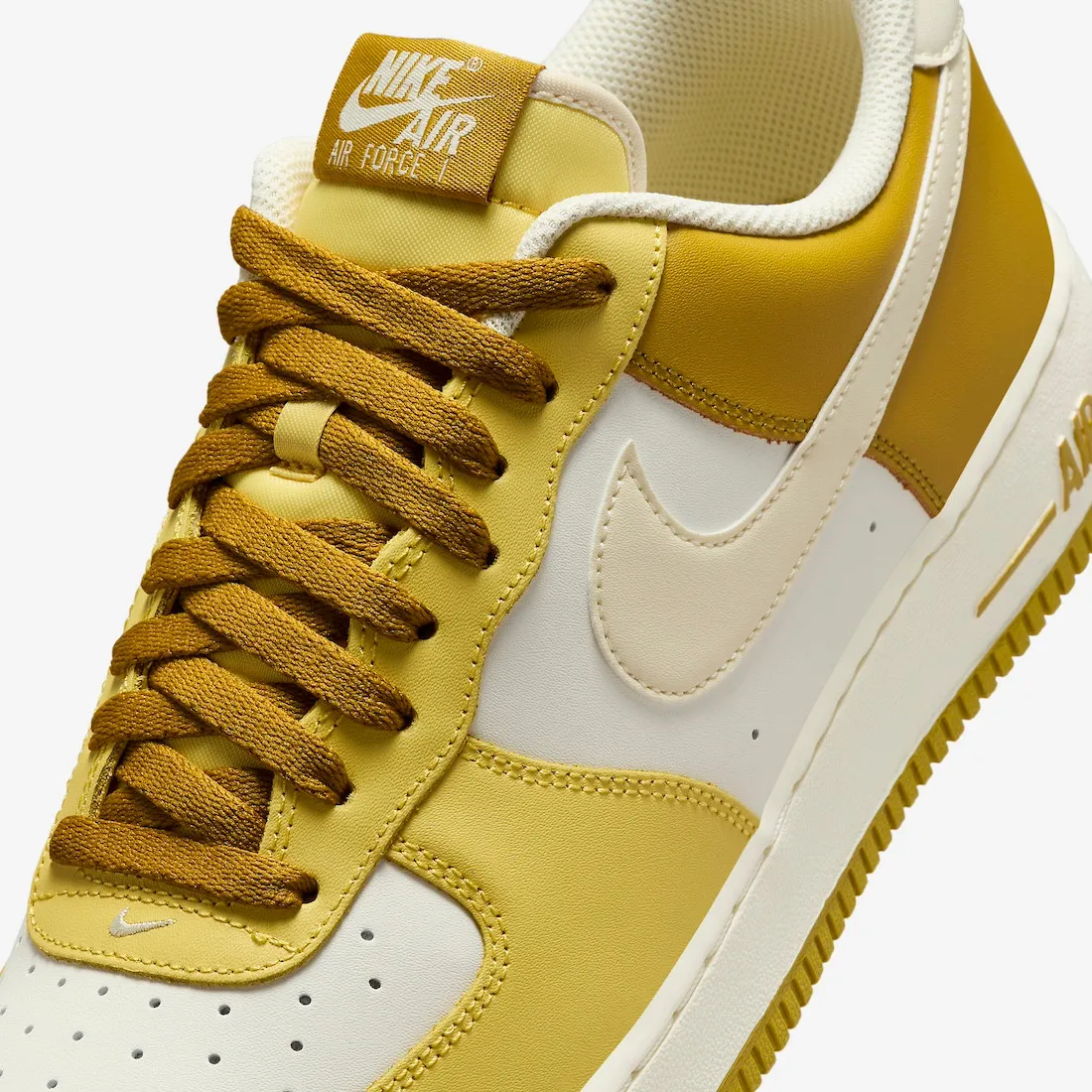 Nike Air Force 1 Low 07 Bronzine Saturn Gold Coconut Milk Sail FZ4034-716