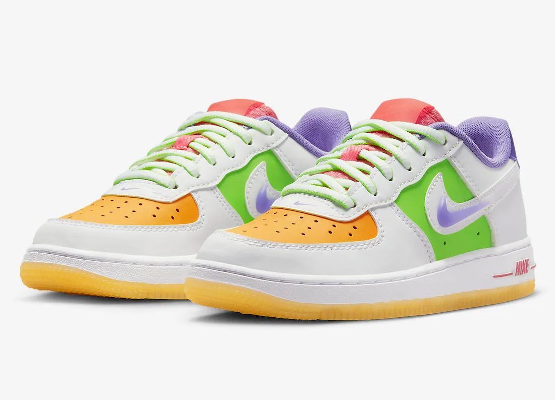 Nike Air Force 1 Low GS White Space Purple Sundial FD1036-100