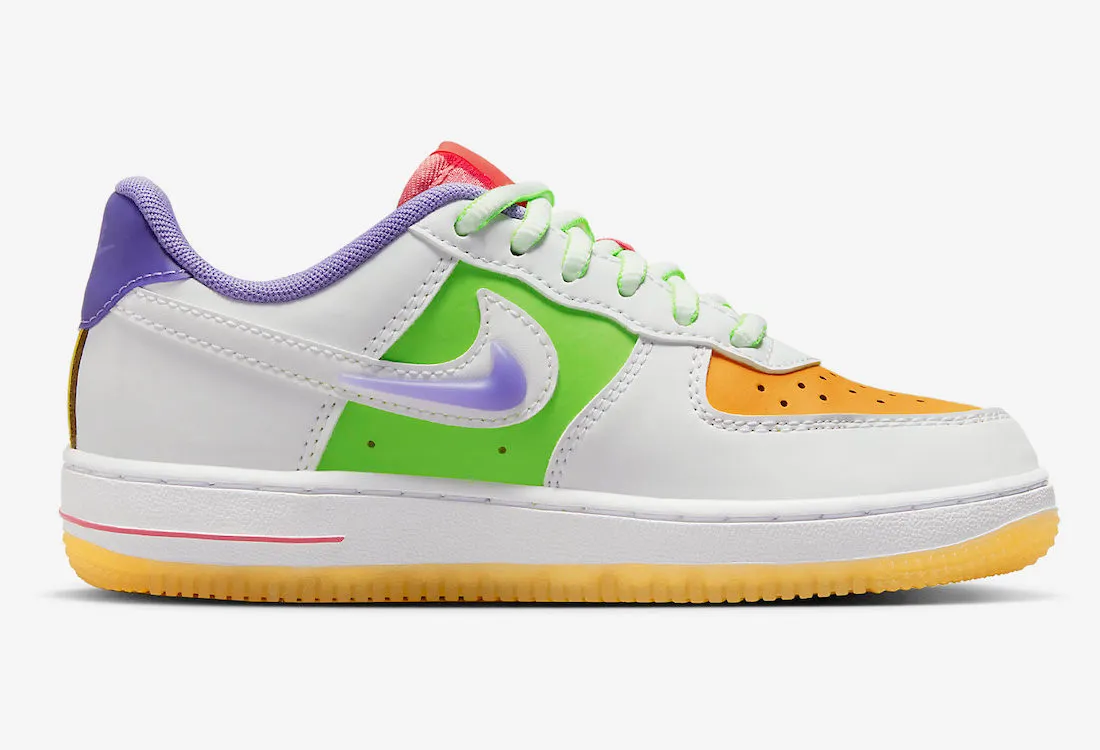 Nike Air Force 1 Low GS White Space Purple Sundial FD1036-100