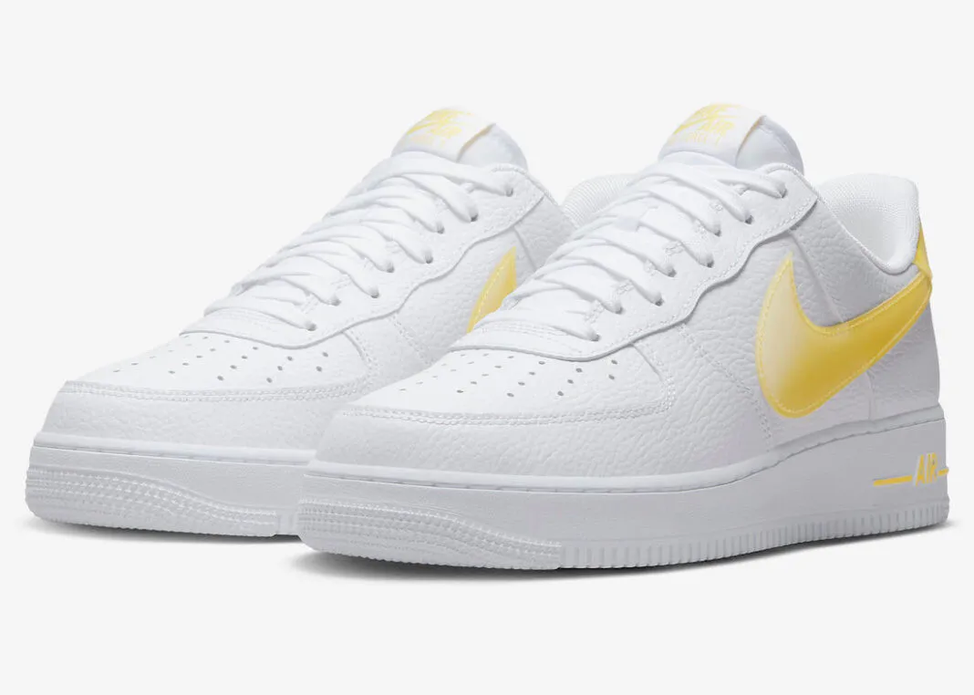 Nike Air Force 1 Low Jumbo Swoosh Yellow White DV3505-101