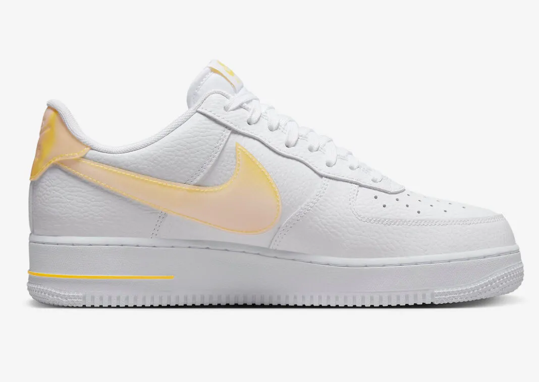 Nike Air Force 1 Low Jumbo Swoosh Yellow White DV3505-101