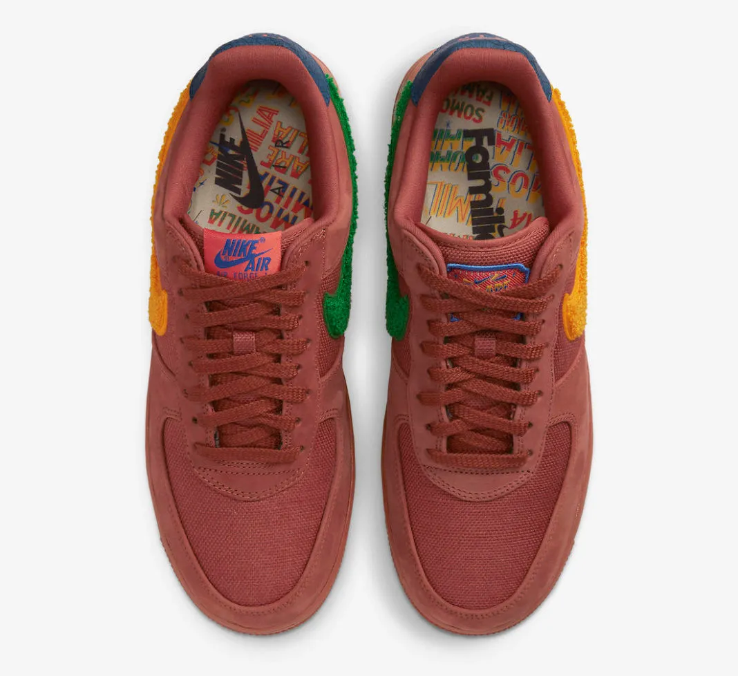 Nike Air Force 1 Low La Familia Redstone Del Sol DV5153-600