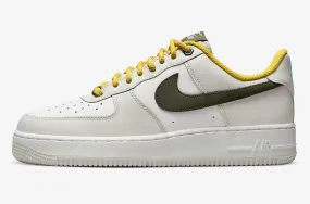 Nike Air Force 1 Low Premium Light Bone Cargo Khaki Vivid Sulfur FV3628-031