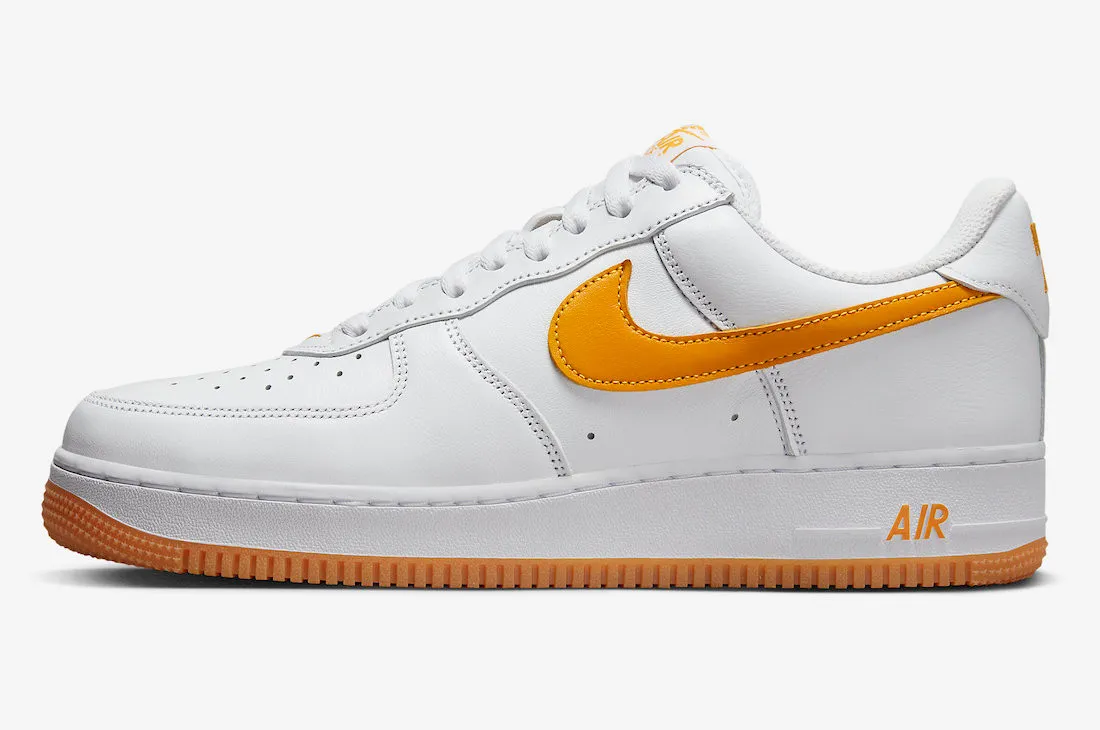 Nike Air Force 1 Low Waterproof White University Gold Gum Yellow FD7039-100