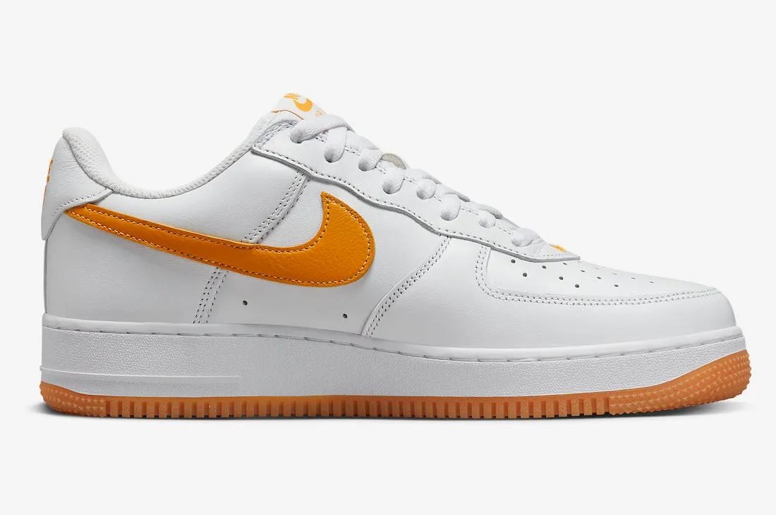 Nike Air Force 1 Low Waterproof White University Gold Gum Yellow FD7039-100