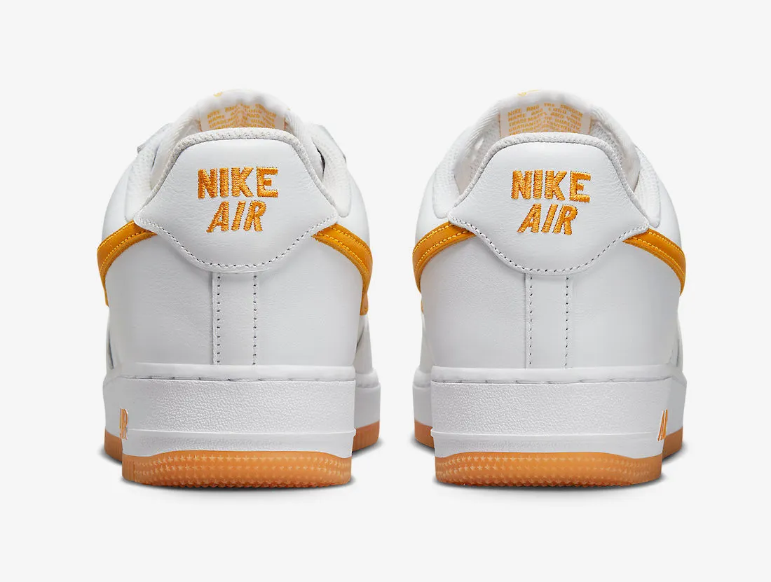 Nike Air Force 1 Low Waterproof White University Gold Gum Yellow FD7039-100