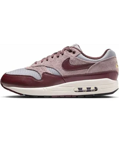 Nike Air Max 1 Essential Premium 'Cement Grey Burgundy Crush'