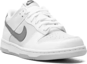 Nike Kids Dunk Low Reflective Swoosh sneakers White