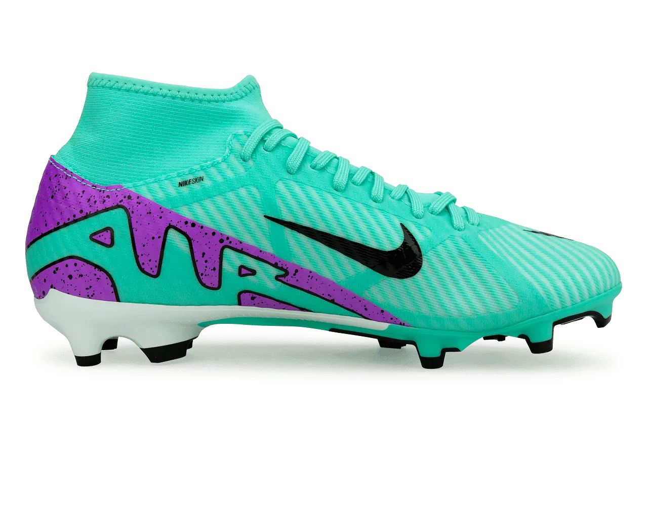 Nike Men's Zoom Mercurial Superfly 9 Academy FG/MG Turquoise/Black/Purple