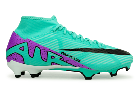 Nike Men's Zoom Mercurial Superfly 9 Academy FG/MG Turquoise/Black/Purple