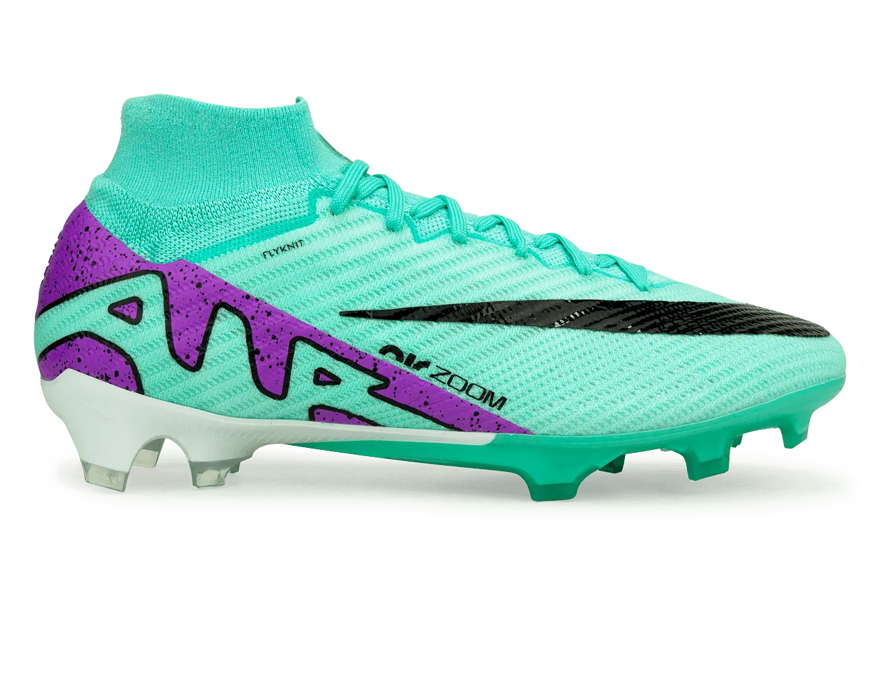 Nike Men's Zoom Mercurial Superfly 9 Elite FG Turquoise/Black/Purple