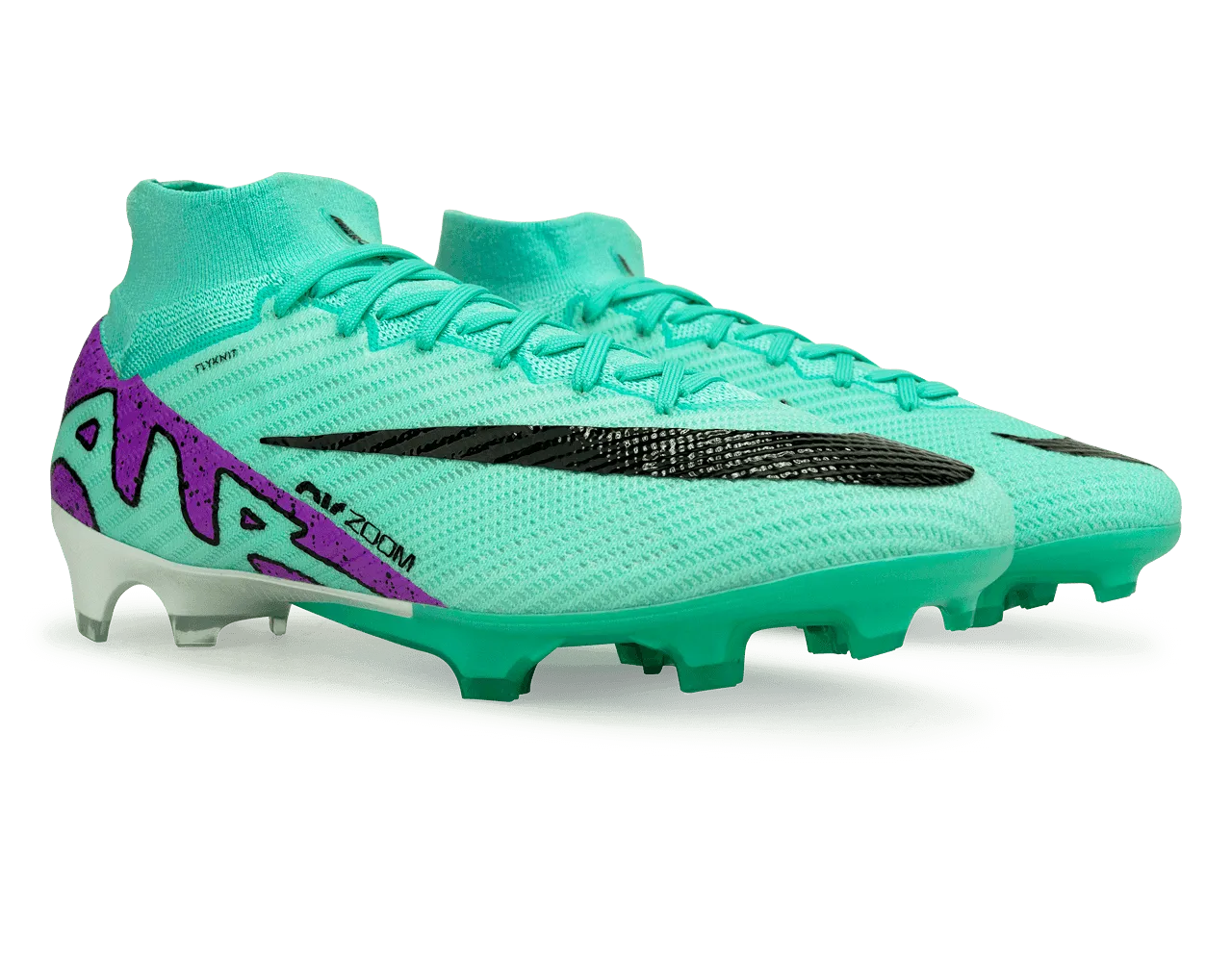 Nike Men's Zoom Mercurial Superfly 9 Elite FG Turquoise/Black/Purple