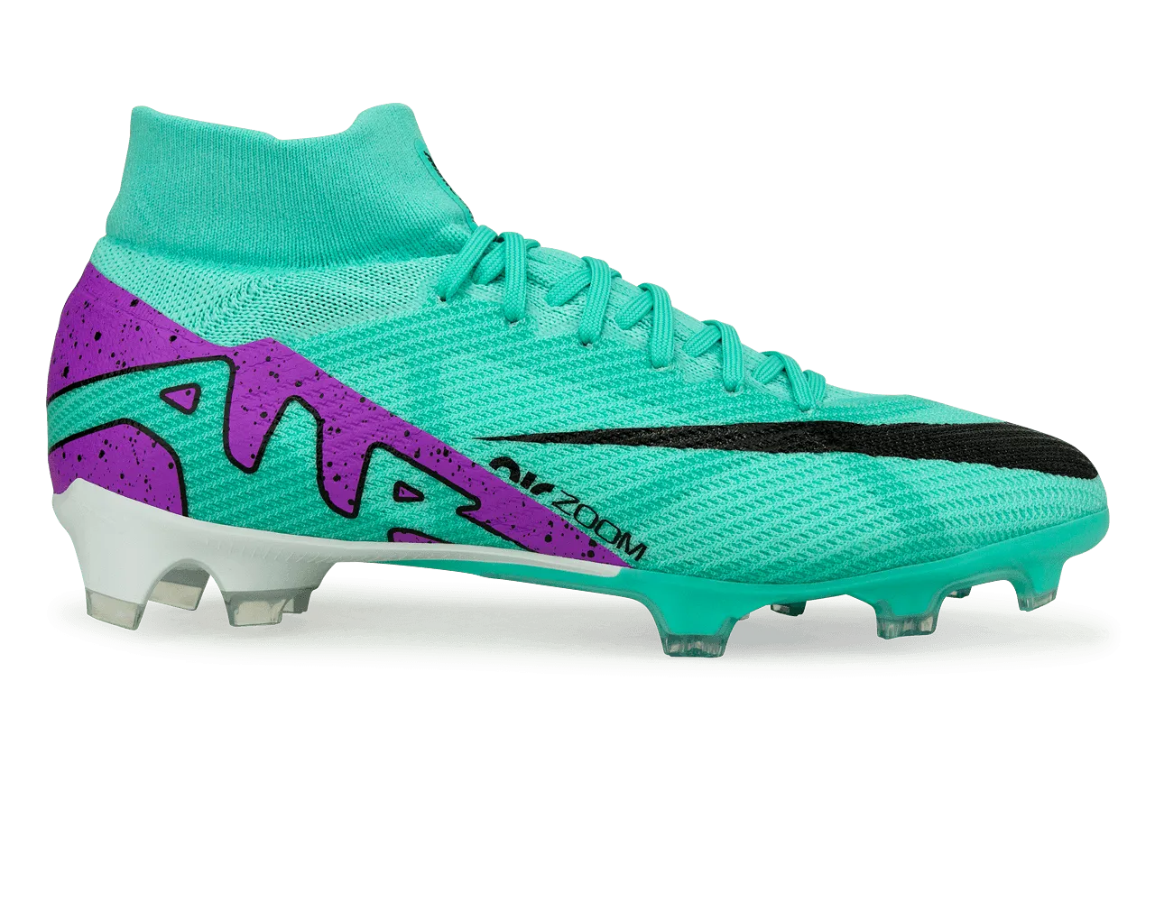 Nike Men's Zoom Mercurial Superfly 9 Pro FG Turquoise/Black/Purple