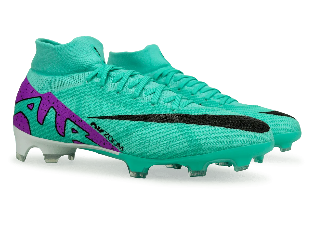 Nike Men's Zoom Mercurial Superfly 9 Pro FG Turquoise/Black/Purple