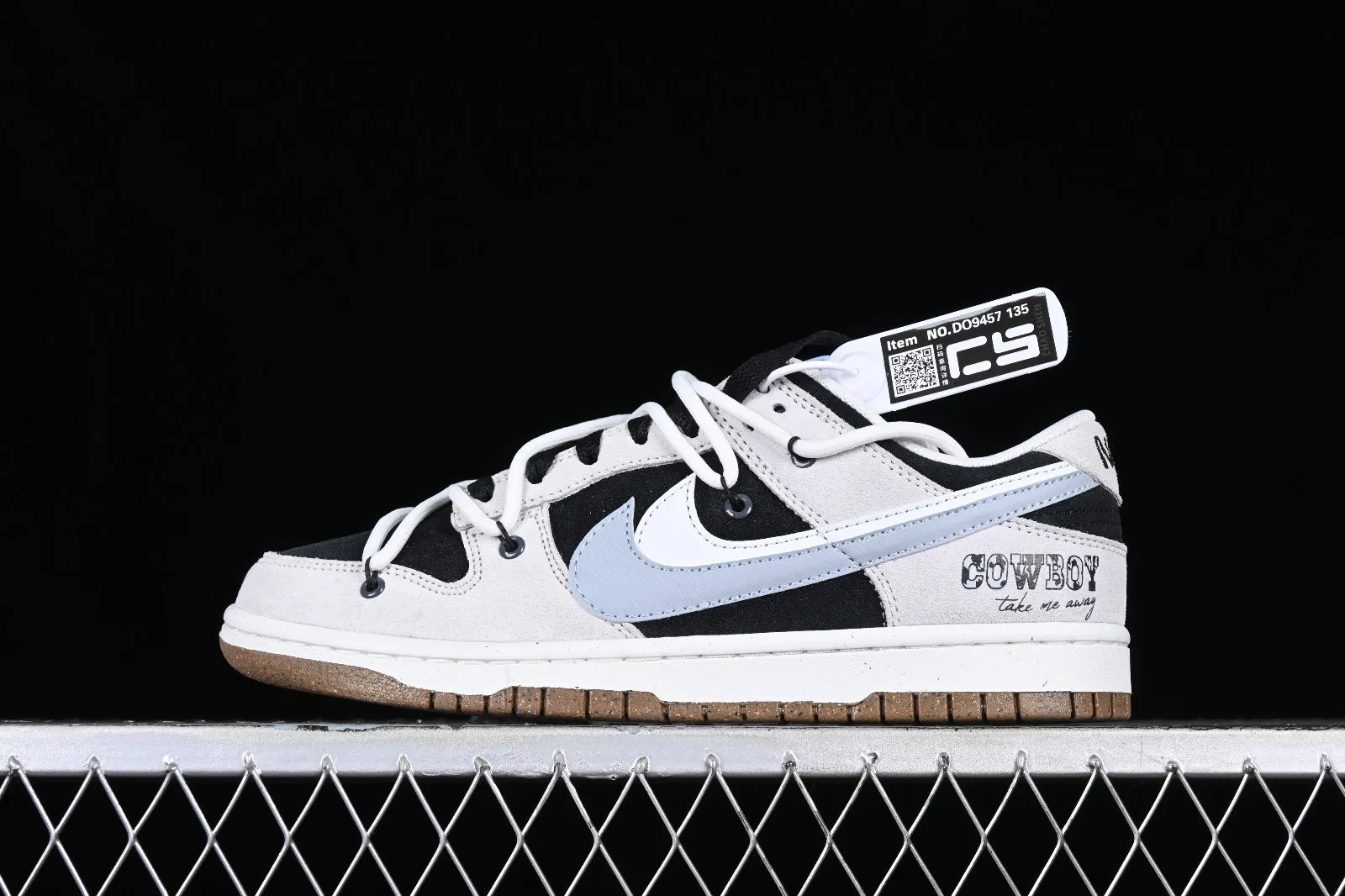 Nike SB Dunk Low 85 Grey Black Blue DO9457-135